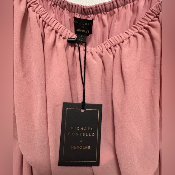 NWT Michael Costello x REVOLVE Blush Malyck Mini Dress - Picture 4 of 6